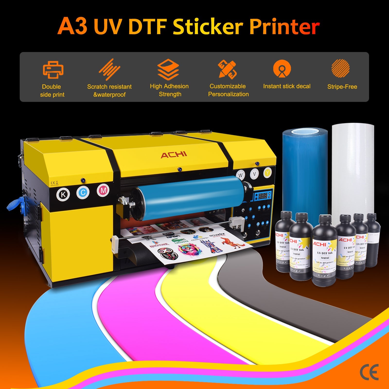 Do you worry Unpleasant smell  or how bad an odor do they produce by 2025 ACHI A3 UVDTF Printer ?