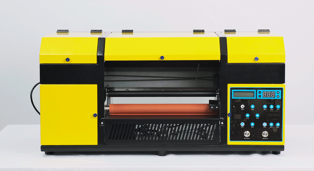 Introducing ACHI 2025 Double Sided Compact UV DTF Printer for sticker wrap decal: Precision Meets Portability!