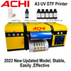 How should new customer install new ACHI A3 UV DTF printer ? How should new customer find instructions ?