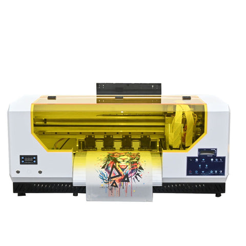 ACHI A3 Dual Head XP600 DTF PRO Thermal Sublimation Direct to Film fast speed Printer with Powder Shaker