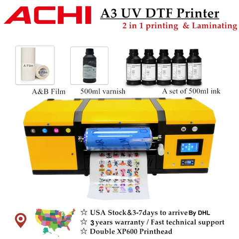 ACHI A3 XP600 UV DTF printer kits