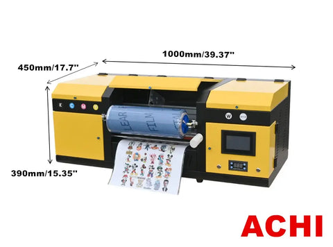 ACHI A3 XP600 UV DTF printer size