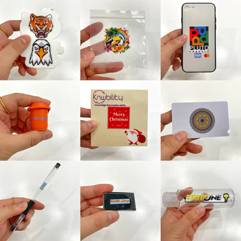 ACHI UV DTF printer samples
