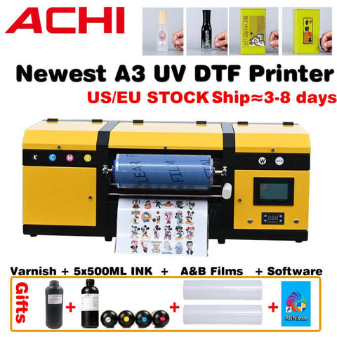 ACHI A3 UV DTF printer kits