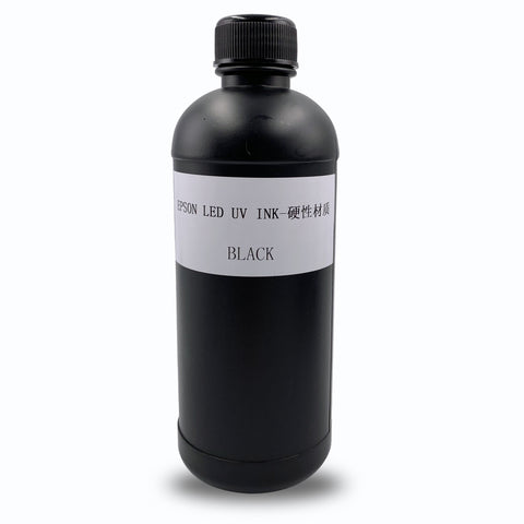 100ML 500ML/Bottle LED UV Ink for R1390 L800 R330 DX4 DX5 DX6 DX7 Printhead for A2 A3 A4 &amp; Large Flatbed Inkjet Printer 1 Bottle