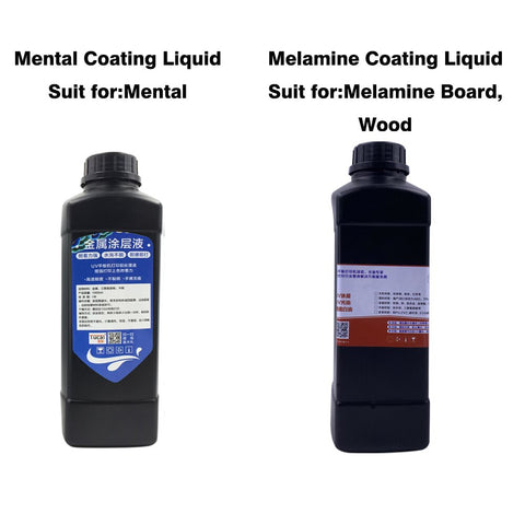 1L UV Pre-coating for UV Ink / UV Mercury  Ink for Smooth Surface Acrylic Glass  Wood PVC PP Metal Printing uv printing coating