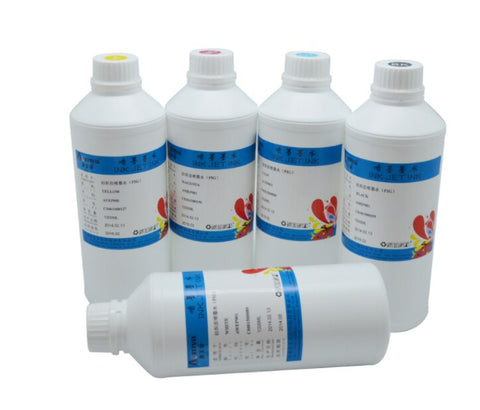 500ML/1000ML Textile INK Garment For UV DTG Pinter coatinting DX4 DX5 DX6 DX7 Printhead Epson 1390 R1900 R2000 F2000