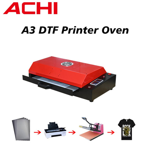 A3 DTF Film Oven Heat Press Transfer Powder PET Film Printer DTF Oven With Temperature Control Alarm Function for DTF Printer