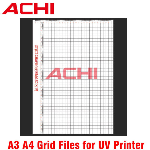 A3 Grid for A3 UV Printer A4 Grid for UV A4 Printer for UV Printer Fixed the Position ONLY Files