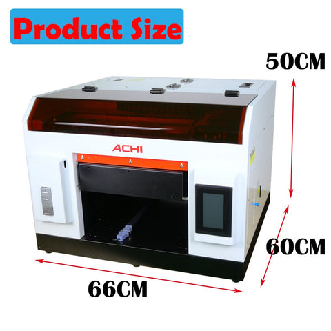 EU Ship A3 UV Flatbed Printer R1390 UV Printer for Cylinder for T-shirt Bottle Glass Metal Wood printing EU Stock NO INK